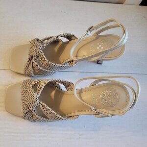 $59 NWT (8.5) VINCE CAMUTO MESH ANKLE-STRAP SANDAL